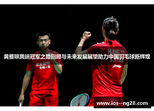 黄雅琼奥运冠军之路回顾与未来发展展望助力中国羽毛球新辉煌